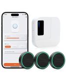 Daytee Daytech Katzlingel Smart Dog Door Bell - WiFi Tuya Waterproof Pet Doorbell for Outdoor Use - Ideal for Training & Communication - Black - Buy Online on GoSupps.com