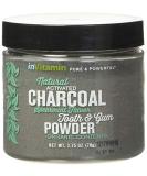 InVitamin Natural Whitening Activated Charcoal Powder - Spearmint Flavor - Buy Online on GoSupps.com