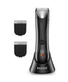 Buy Waterproof Pubic Hair Trimmer for Men - Manscape Groin & Body Shaver with Ceramic Blades LED Display & USB Rechargeable Dock - Buy Online on GoSupps.com