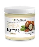 Pure Natural African Ivory Shea Butter 16oz - 100% Pure Body Butter for Dry Skin Eczema Stretch Marks & Anti-Aging - Shop Internationally - Buy Online on GoSupps.com