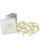 HAARallerliebst Large Shimmering Gold Hair Clips (20 Pieces 6 cm) with White Storage Box - International Shipping - Buy Online on GoSupps.com