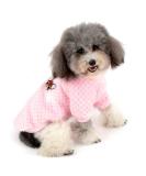 Zweitea Pink Fleece Dog Sweater for Small Dogs - Warm Soft Winter Jacket for Puppies & Cats - XL Size - Buy Online on GoSupps.com