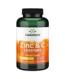 Swanson Zinc & Vitamin C Lozenges 200ct - 25/100mg Immune Support - Buy Online on GoSupps.com
