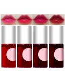 Matte Lip Stain Tint Set - 4 Colors, Multi Stick Hydrating Formula - Long-Lasting Wear - Easy Application - Shimmery Finish - 7ml (4 PCS) - Buy Online on GoSupps.com