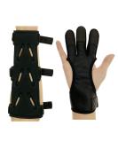 Gemilla Archery Gloves & Arm Guards - Leather Finger Protector for Recurve, Compound, & Longbows - Hunting & Targeting Accessories - Buy Online on GoSupps.com
