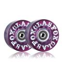 CLAS FOX 78A Indoor/Outdoor Quad Roller Skate Wheels, 65x35mm - Purple (8 Pcs) | ABEC-9 Bearings - Buy Online on GoSupps.com
