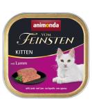 Animonda Vom Feinsten Kitten Wet Food - Lamb for Growing Cats (32 x 100g) | Premium Nutrition for Healthy Development - Buy Online on GoSupps.com