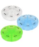 Buy 7-Day Pill Organizer in Blue - International Shipping Available | Organize Your Medications - Buy Online on GoSupps.com