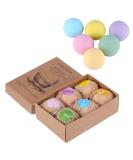 Haofy 6-Piece Handmade Bath Bombs Gift Set | Perfect Moisturizing Bath Balls for Women Girls & Children | Ideal Birthday Valentine's Day & Christmas Gifts - Buy Online on GoSupps.com