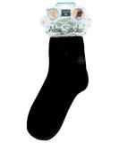 Earth Therapeutics Aloe Vera Socks | Moisturizing Socks with Aloe Vera & Vitamin E for Dry Feet Cracked Heels & Calluses - Black - Buy Online on GoSupps.com