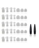 Hearing Aid Domes - Universal Domes for Hearing Aids - Sizes Small, Medium, Large & X-Large Earbud Replacements and BTE Hearing Sound Amplifiers - Buy Online on GoSupps.com