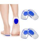 Heel Spur Inserts & Cushions for Plantar Fasciitis | Gel Heel Pillows for EU 34-39 - Pain Relief Solutions - Buy Online on GoSupps.com