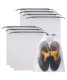DIOMMELL Set of 8 Transparent Shoe Bags for Travel - Large Clear Plastic Storage Organizers for Men and Women - Buy Online on GoSupps.com