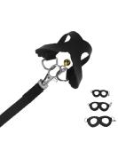 BAOFUYA Hamster Harness and Leash Set - No Pull Guinea Pig, Ferret, Iguana, Bearded Dragon - Black Striped Vest - Buy Online on GoSupps.com