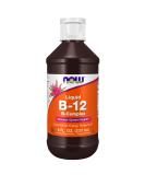 Now Foods Liquid B-12 B-Complex 8 fl oz (237 ml) - Buy Online on GoSupps.com