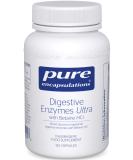 Pure Encapsulations - Digestive Enzymes Ultra with Betaine HCl - Broad Spectrum Vegetarian Digestive Enzymes - Lactose Protein & Fat Digestion - 90 Capsules 90 Count (Pack of 1) - Buy Online on GoSupps.com