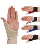 Solace Bracing Thumb Support Max - British Made, NHS Supplied - Thumb Spica Splint for CMC Pain, Arthritis, Tendonitis - Beige XL Left Hand - Buy Online on GoSupps.com