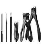 SZQHT Professional Toe Nail Clippers - Cuticle for Ingrown Fingernails - Manicure & Pedicure Kit for Elder - Thick Nails Care - Buy Online on GoSupps.com