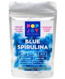 POPJOY 100% Blue Spirulina Powder - Vibrant Superfoods | Pure and Natural - Buy Online on GoSupps.com
