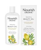 Buy Nourish Organic Beauty Oil - Replenishing Body Oil with Moroccan Argan Pomegranate & Rosehip | 3.4 Oz + Free Washable Cotton Round - Buy Online on GoSupps.com
