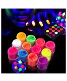 12 Color Pigment Nail Powder Colorful Fluorescent Nail Pigments Dust Ultrafine Luminous Powder Nail Iridescent Glitter 3D DIY Nail Art Decoration - Buy Online on GoSupps.com