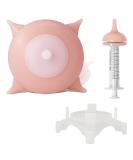 Buy Bubble Milk Bowl Silicone Puppy Milk Bottle | Premium Rearing Bottle for Small/Medium Dogs - Pink - Buy Online on GoSupps.com