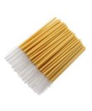 300 Pcs Disposable Mascara Wands - Gold/White Eyelash Extensions Applicators | High-Quality Makeup Tools for Professionals & DIY - Buy Online on GoSupps.com