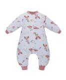 100% Cotton Baby Sleep Sack with Legs | Detachable Long Sleeves | 2-Way Zipper & Button | Unisex Sleeping Bag for Autumn & Winter | 3-12 Months (Sweet Dream XS) - Buy Online on GoSupps.com