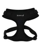 Puppia RiteFit Adjustable Dog Harness for Small to Medium Dogs | Soft and Versatile | Atani Train Tableware for Dogs - Black - Buy Online on GoSupps.com