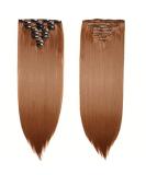 S-noilite 23 Inch Light Auburn Clip In Hair Extensions - Full Head 8pcs Set, 60 Color Options - Sexy Lady Fashion Choice - Buy Online on GoSupps.com