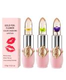3 Pack Flower Jelly Lipstick Set | Magic Color Change Lip Balm | Long-lasting Moisturizer with Aloe Vera | Makeup Set (3PCS) - International Shipping Available - Buy Online on GoSupps.com