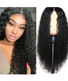 Suszian Lace Front Real Hair Wig for Black Women - Deep Curly & Long Adjustable Wig with Baby Hair - Buy Online on GoSupps.com
