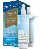 Artelac Complete MDO eye drops: eye drop solution with a three -fold principle of action (lipids hyaluronic acid & carbomer) in dry eyes practical pump pum 2x 10 ml 10 ml (2 pack) - Buy Online on GoSupps.com