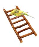 Great Bird Ladder Made of Natural Wood | Glue-Free Wellening Toy for Budgies Nymphics and Canaries | International Shipping Available - Buy Online on GoSupps.com