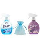 Lenor Crease Releaser Spray Removes Creases in Fabric 500ml Pack of 2 Fragrances: Spring Awakening & Exotic Bloom + Our Gift for You: Organza Small Bag - Buy Online on GoSupps.com