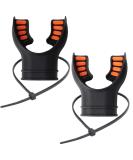 JUSTOOP Scuba Diving Snorkeling Octopus Silicone Regulator Mouthpiece with Regulator Tie, Orange/Black/Yellow/Green - Buy Online on GoSupps.com