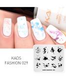 KADS Nail Art Stamping Plates - Fashion Manicure Print Templates - FA029 - Buy Online on GoSupps.com