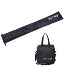 ZFZGFRCS Ski Bag and Boot Bag Combo for Air Travel | Unpadded Snow Ski Bags for Men, Women, and Children | Fits Skis up to 200 cm and Boots up to Size 13 | Black - Buy Online on GoSupps.com