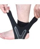 Buy Foot Compression Wrap - Adjustable Ankle Support Sleeve for Men & Women | Breathable & Comfortable Foot Sleeve for Sports Relief - Buy Online on GoSupps.com