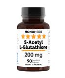 S-Acetyl L-Glutathione 200mg - 90 Vegetarian Capsules for Optimal Health | Shop Internationally - Buy Online on GoSupps.com