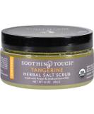 Soothing Touch Organic Herbal Salt Scrub - Uplifting Tangerine 10 Oz | Best International Shipping - Buy Online on GoSupps.com