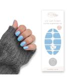 Fairy Nail UV Gel Foils - Self-Adhesive Blue Nail Wraps | 20 Half-Cured Nail Polish Strips for Easy Application | International Shipping - Buy Online on GoSupps.com