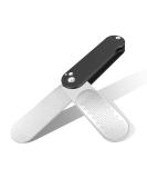 Foldable 3-in-1 Callus Remover for Feet | Professional Stainless Steel Foot Scrubber | Hard Dead Skin Remover & Grater | Wet/Dry Use | Easy to Carry - Black - Buy Online on GoSupps.com