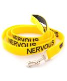 NERVOUS FriendlyDogCollars Colour Coded Dog Accident Prevention Leads 1.2m Prevents Dog Accidents By Letting Others Know Your Dog In Advance Award Winning NERVOUS Yellow - Buy Online on GoSupps.com
