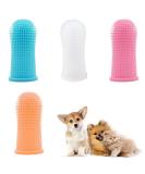 4pcs Dog Toothbrush Dog Finger Toothbrush Dog Toothpaste Finger Toothbrush Dog Dog Toothbrush Finger Cat Toothbrush For Dogs Cats And Small Pets Dental Care Easy Dog Teeth Cleaning - Buy Online on GoSupps.com