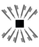 Hearing Aid Cleaning Brush Kit | 12-Piece Set with Wax Loop, Magnet, and Cloth | Ideal for Earbuds, Headphones, Airpods - Buy Online on GoSupps.com