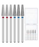 Difenni Cuticle Nail Drill Bits Set with Storage Case - Fine & Medium Grit | 3/32 Shank Efile Bits for Nail Prep and Manicure Pedicure Tools - Buy Online on GoSupps.com