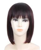 Remehi 35.6 cm (14 Inch) Dark Brown Real Hair Top Piece - Long Straight Hair Parts & Fringes for Women - Buy Online on GoSupps.com