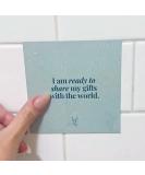 Self Care Shower Affirmation Cards  Waterproof  Positive Manifest For Women Meditation Daily Motivational Self-Empowering Quotes Girl Boss 15 Stress Relief Routine Set  Easy Stick and Remove From Shower and Mirror - Buy Online on GoSupps.com