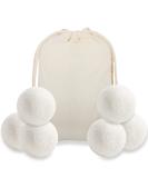Fainfun Natural Wool Dryer Balls - 6 Pack (6cm) | Eco-Friendly Efficient Laundry Solution for Down & All Fabrics - Buy Online on GoSupps.com
